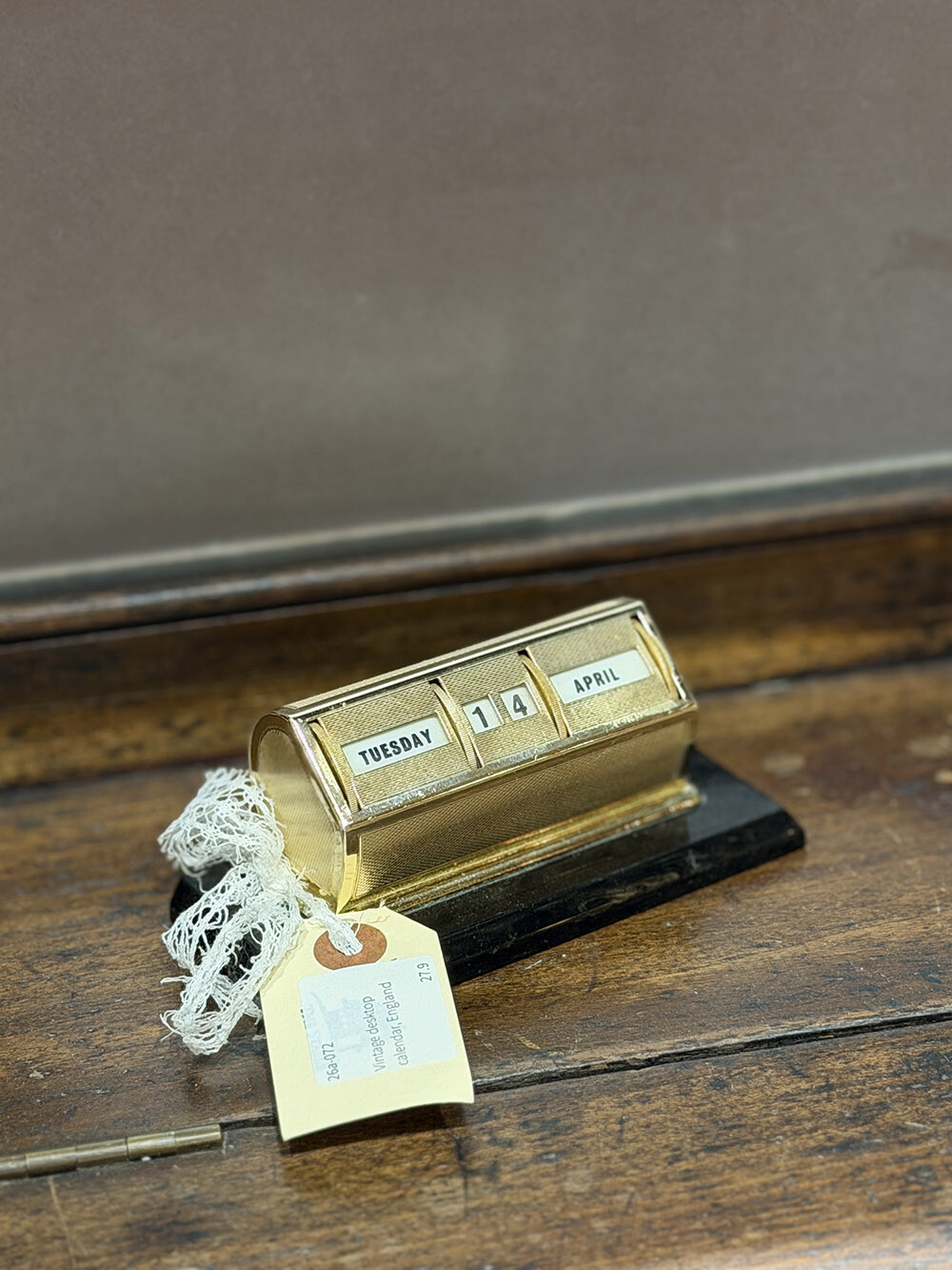 빈티지 데스크탑 캘린더