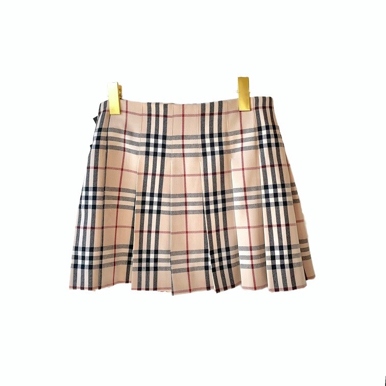 Vintage Burberry Pleated Skirt 