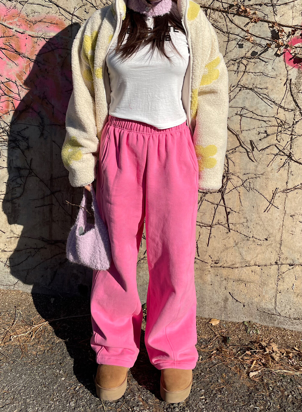 (새상품) String Wide Sweatpants