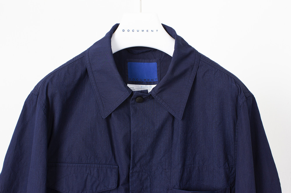 FIELD SHIRTING JACKET_INDIGO