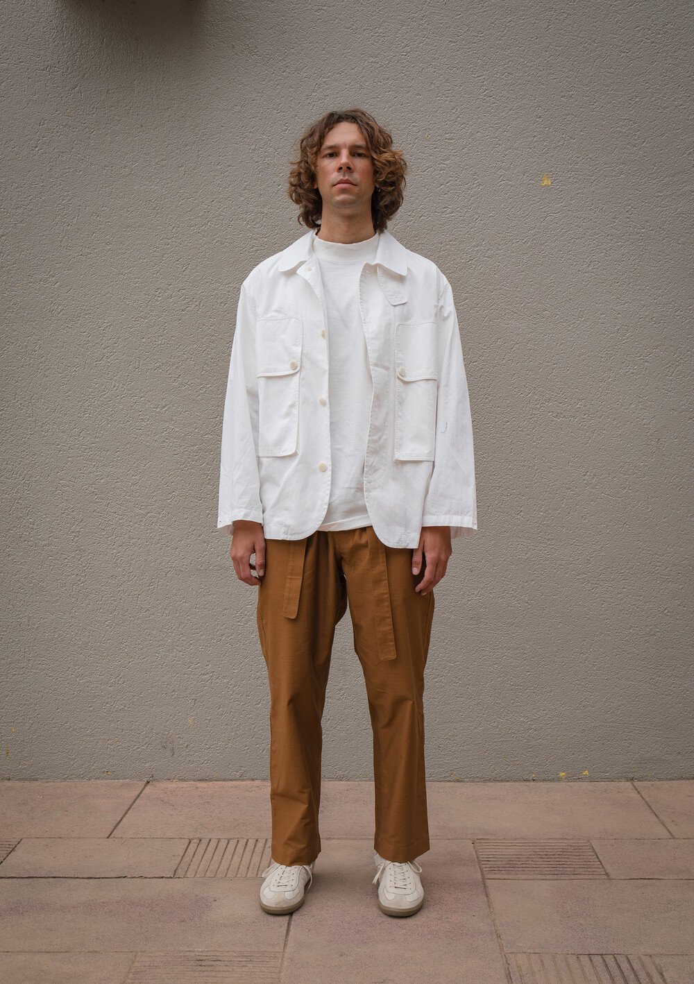 COTTON LINEN NEW BIG POCKET JACKET_WHITE