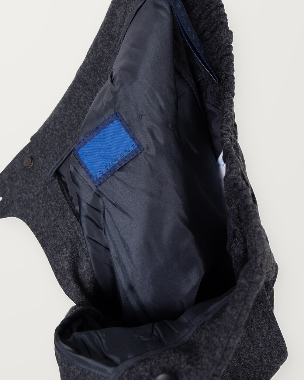 FLANNEL TWO TUCK TROUSERS_CHACOAL PRODUCT 6