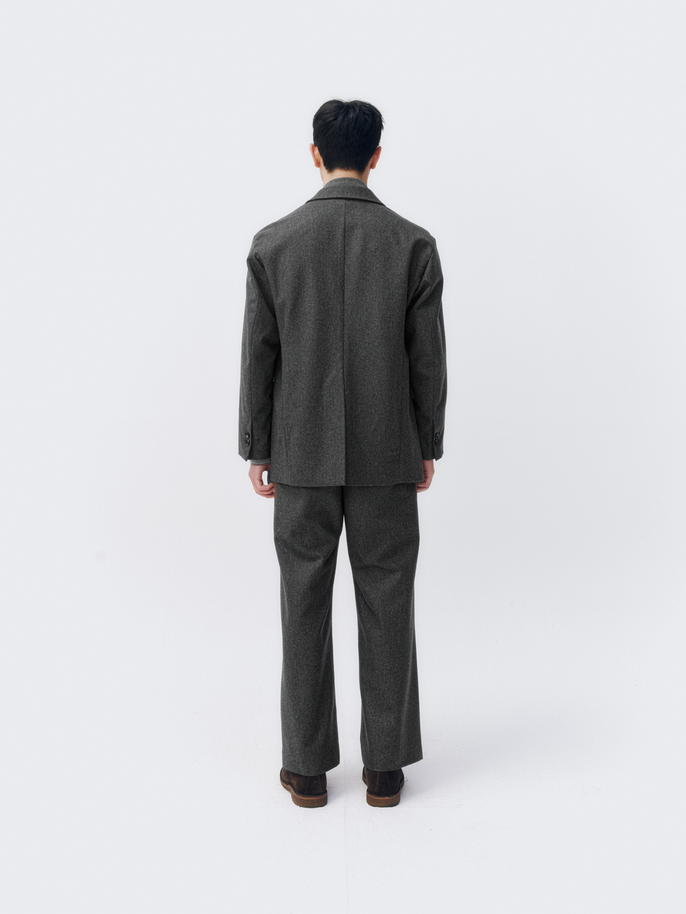 FLANNEL CHARCOAL MODEL 0197 BACK