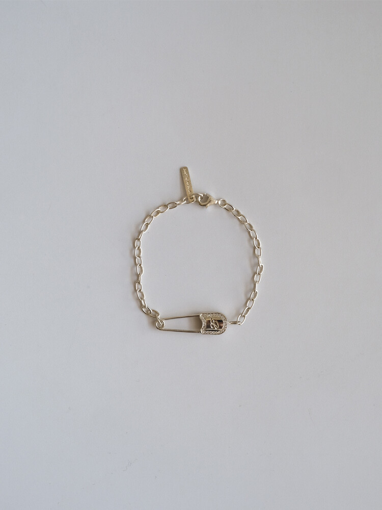 アクセサリー BIRTHDAYBLUE sefety pin bracelet silver safety pin bracelet