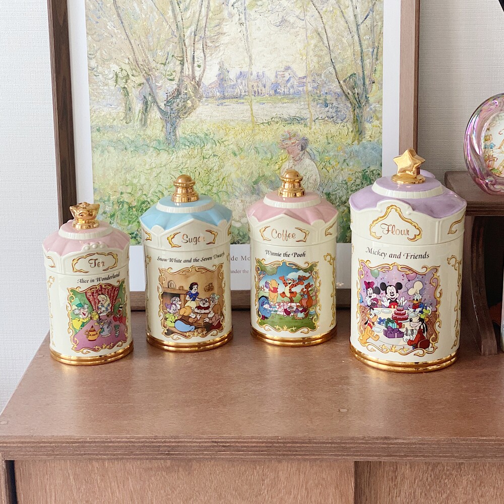 Vintage Disney canisters