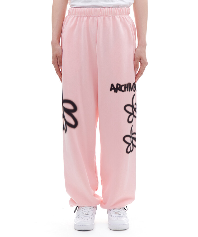 939 DAISY SWEAT PANTS (PINK)