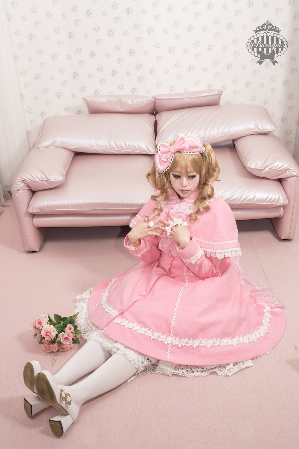 Wild Rose Coat 착용 사진 04