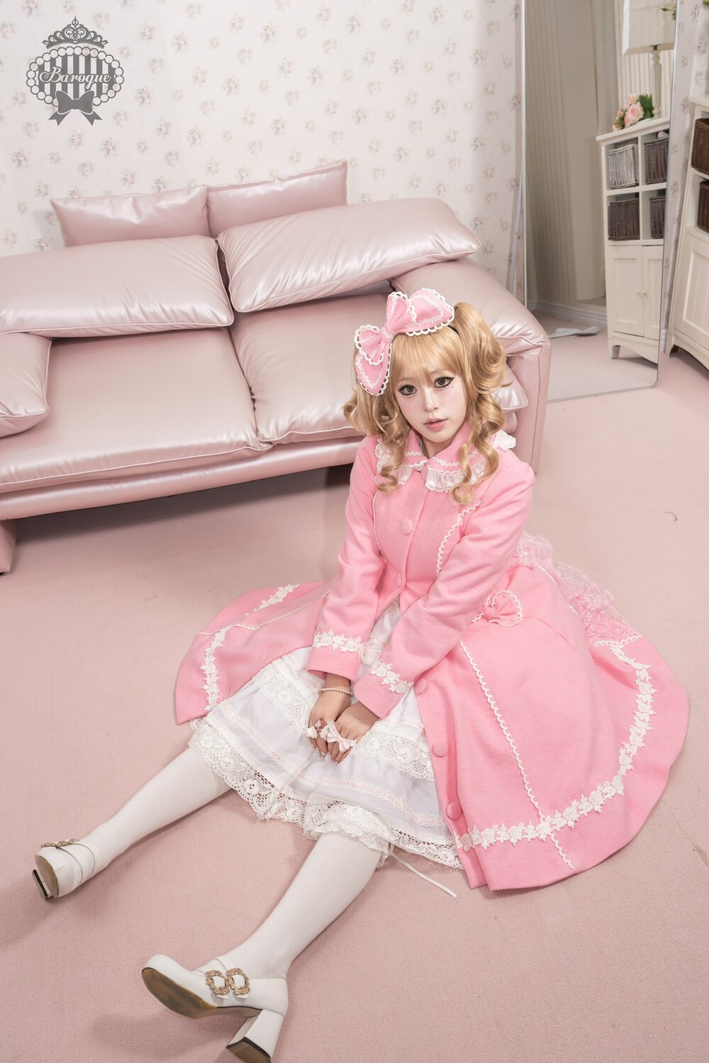 Wild Rose Coat 착용 사진 06