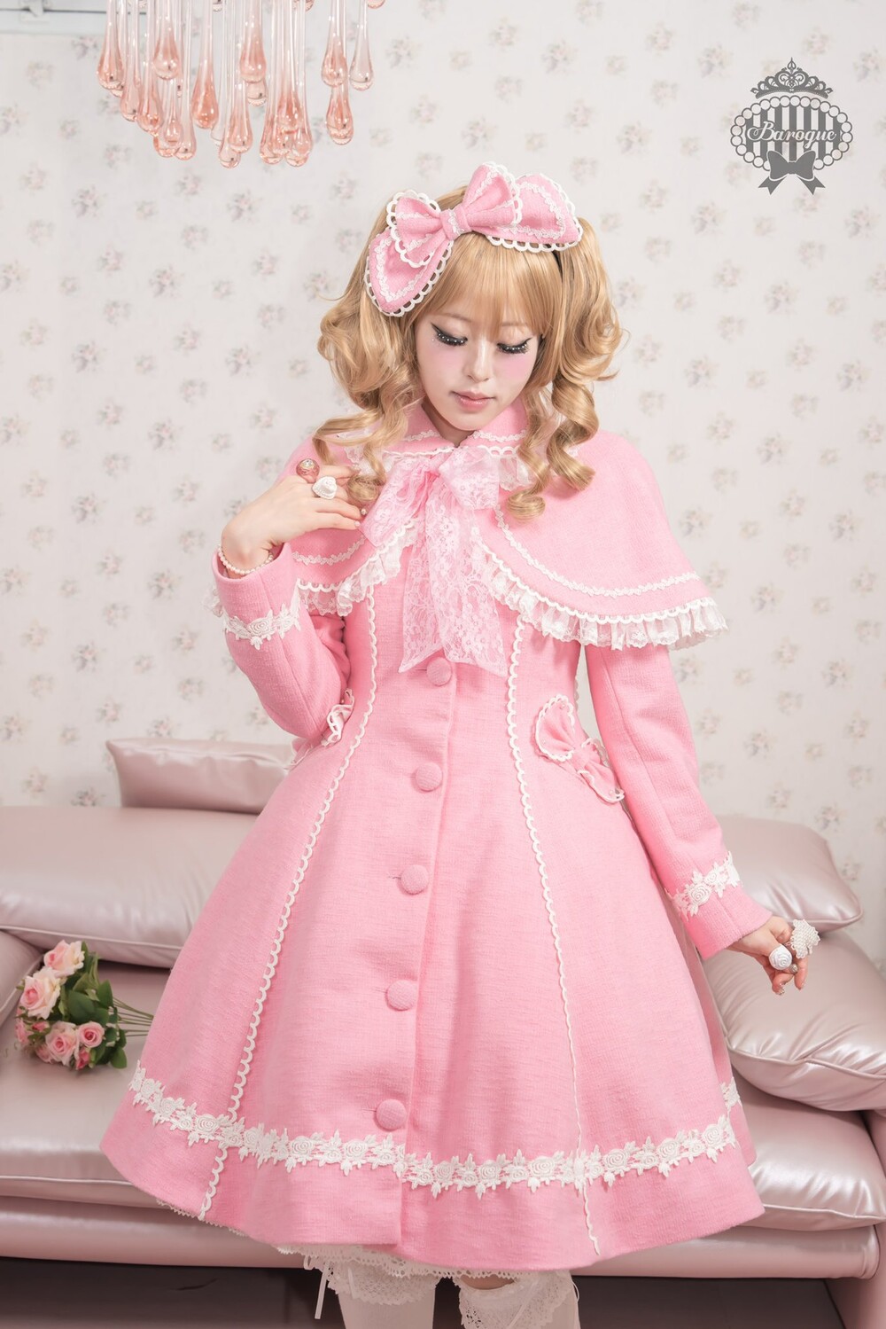 Wild Rose Coat 착용 사진 09