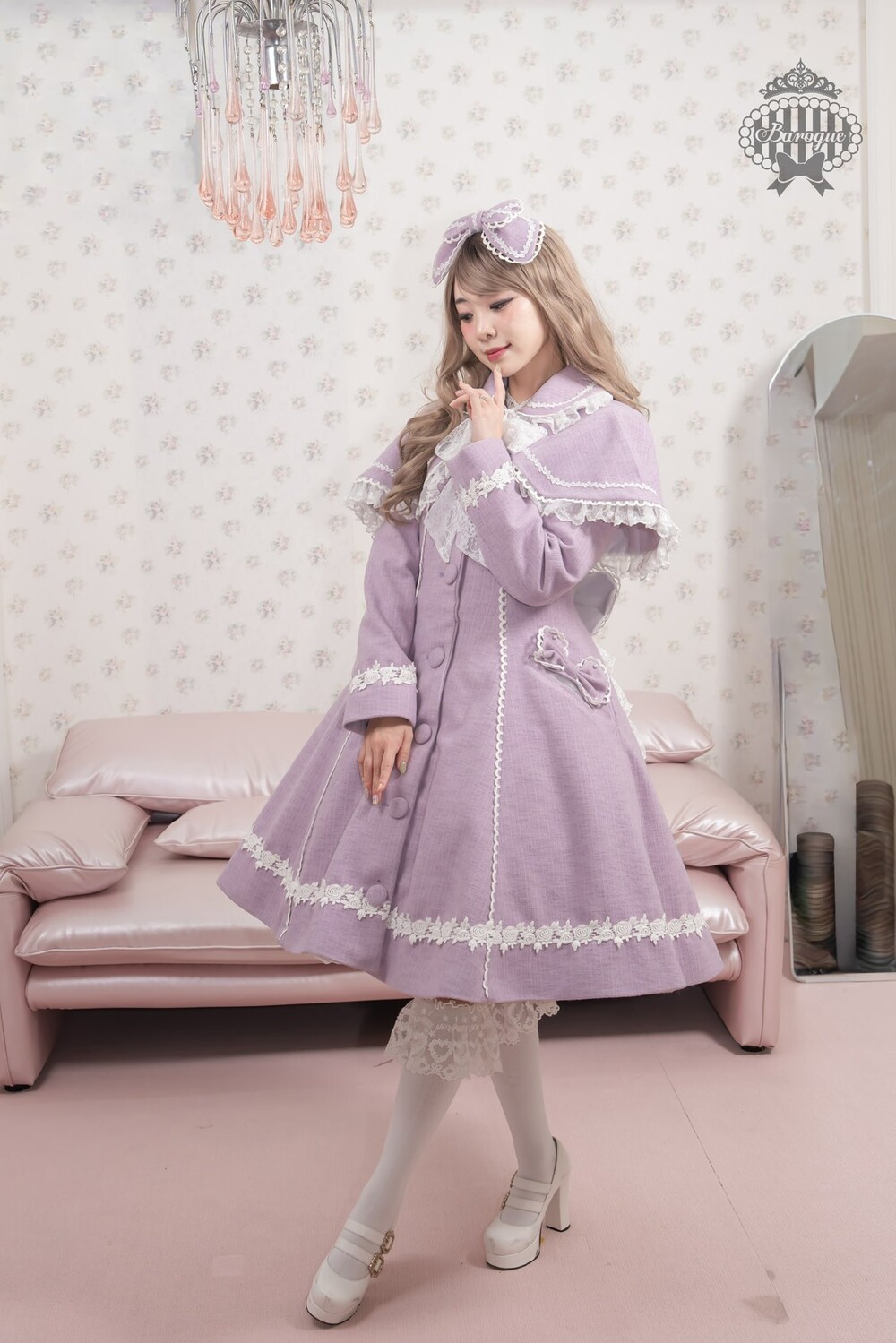 Wild Rose Coat 착용 사진 14