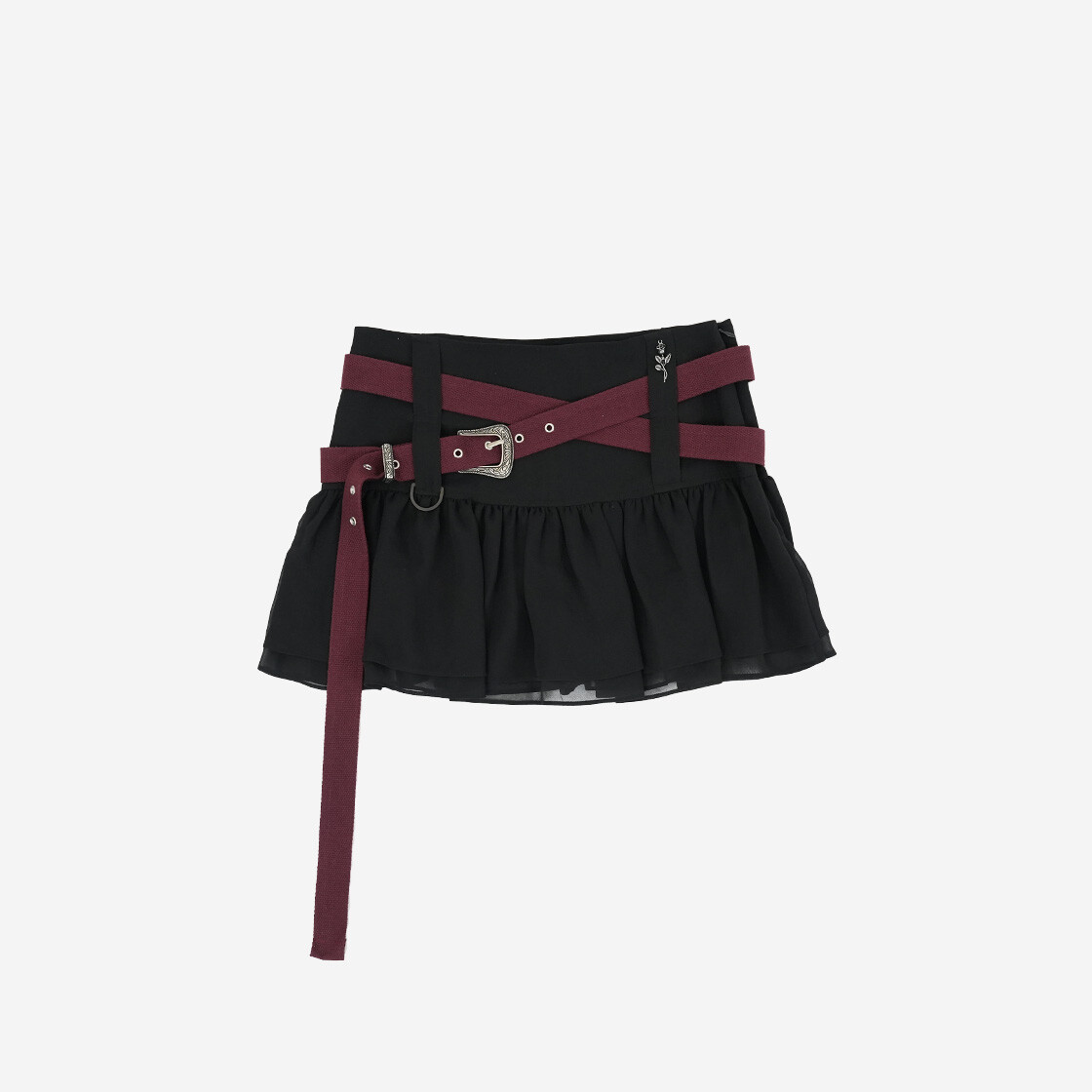 【elfelfelf archives】WESTERN SKIRT WESTERN SKIRT [WINE]