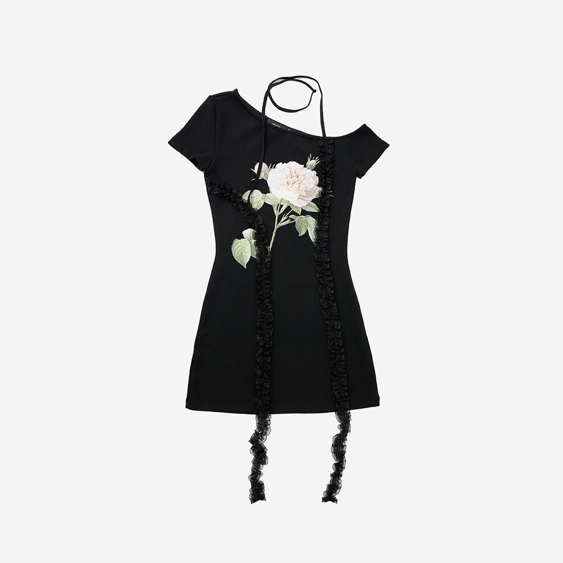 ワンピース elfelfelfarchives LACE LINED DRESS LACE LINED DRESS [BLACK]