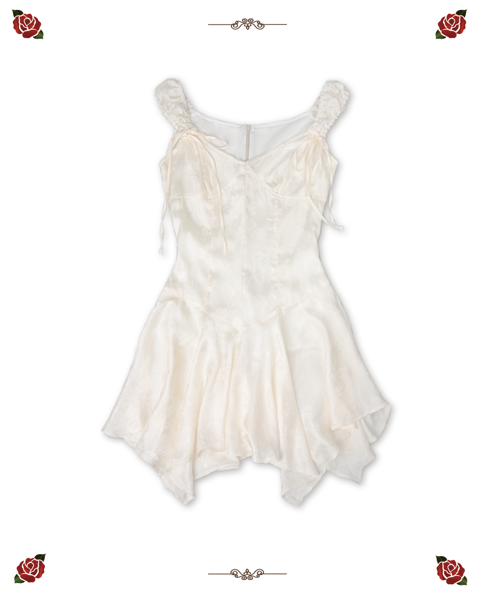 ROSE BUSTIER DRESS [BUTTER]