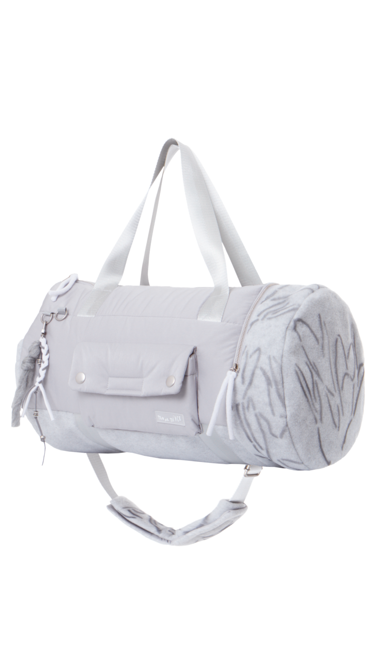 Heart big bag_light gray