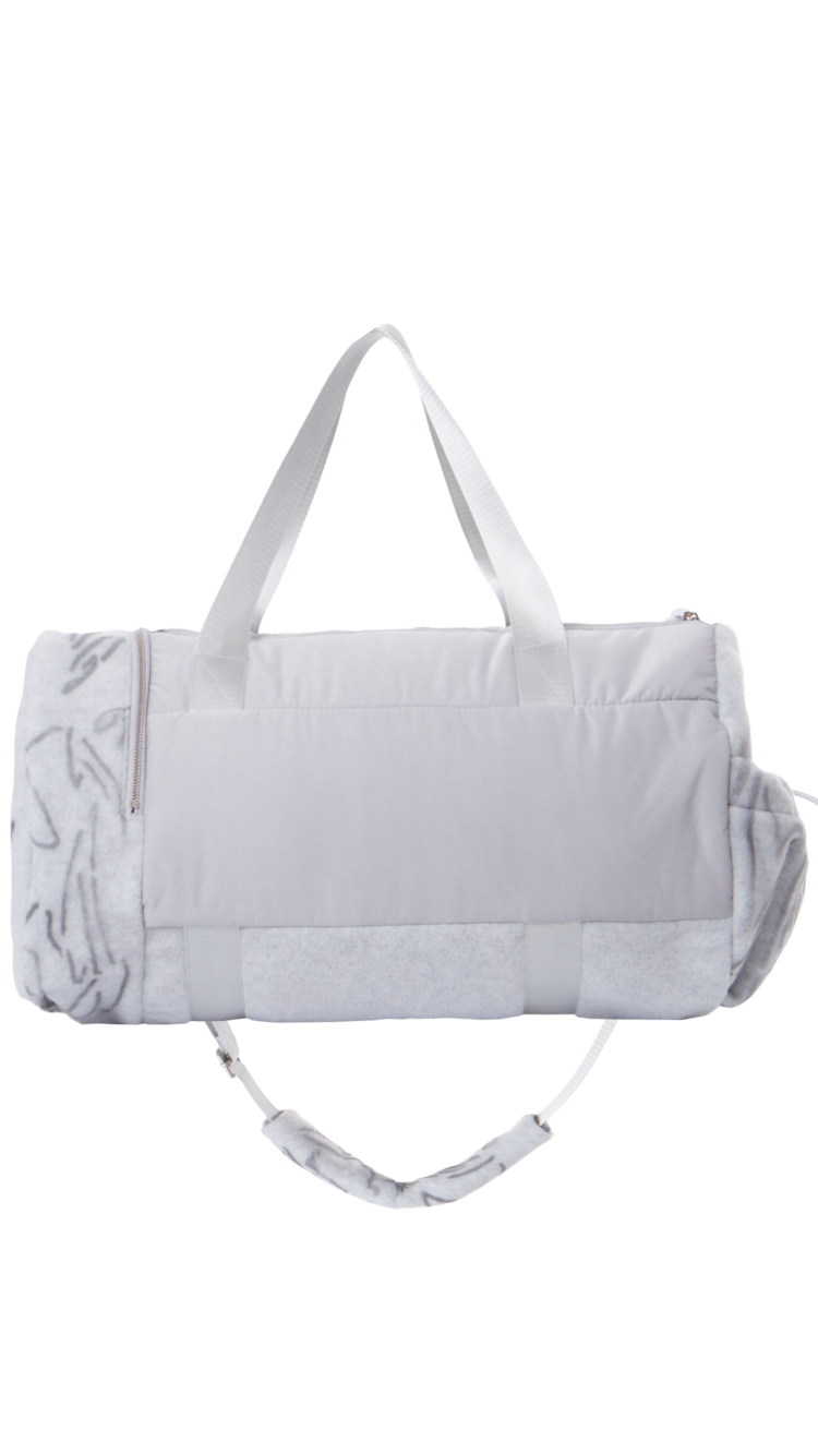 Heart big bag_light gray