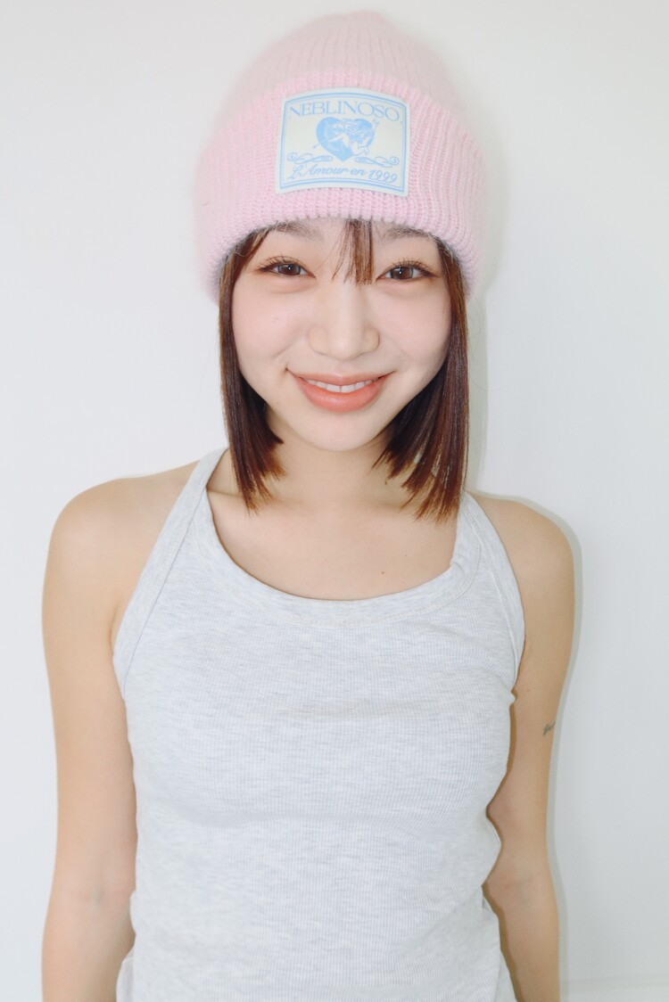 Angel angora beanie [baby pink]
