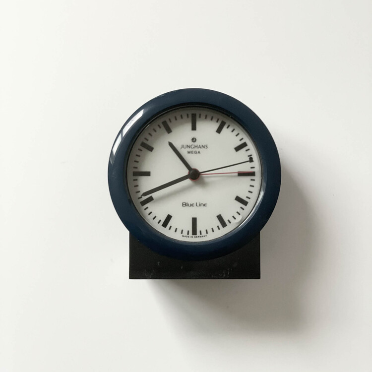 Junghans Mega Table Clock Blue Line