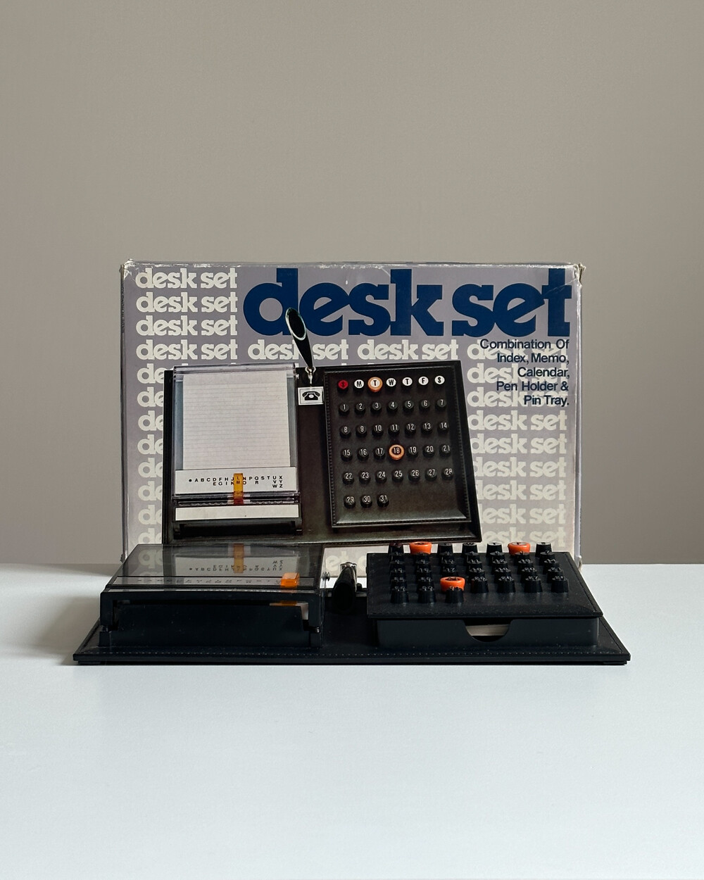 80s Vintage Desk Set