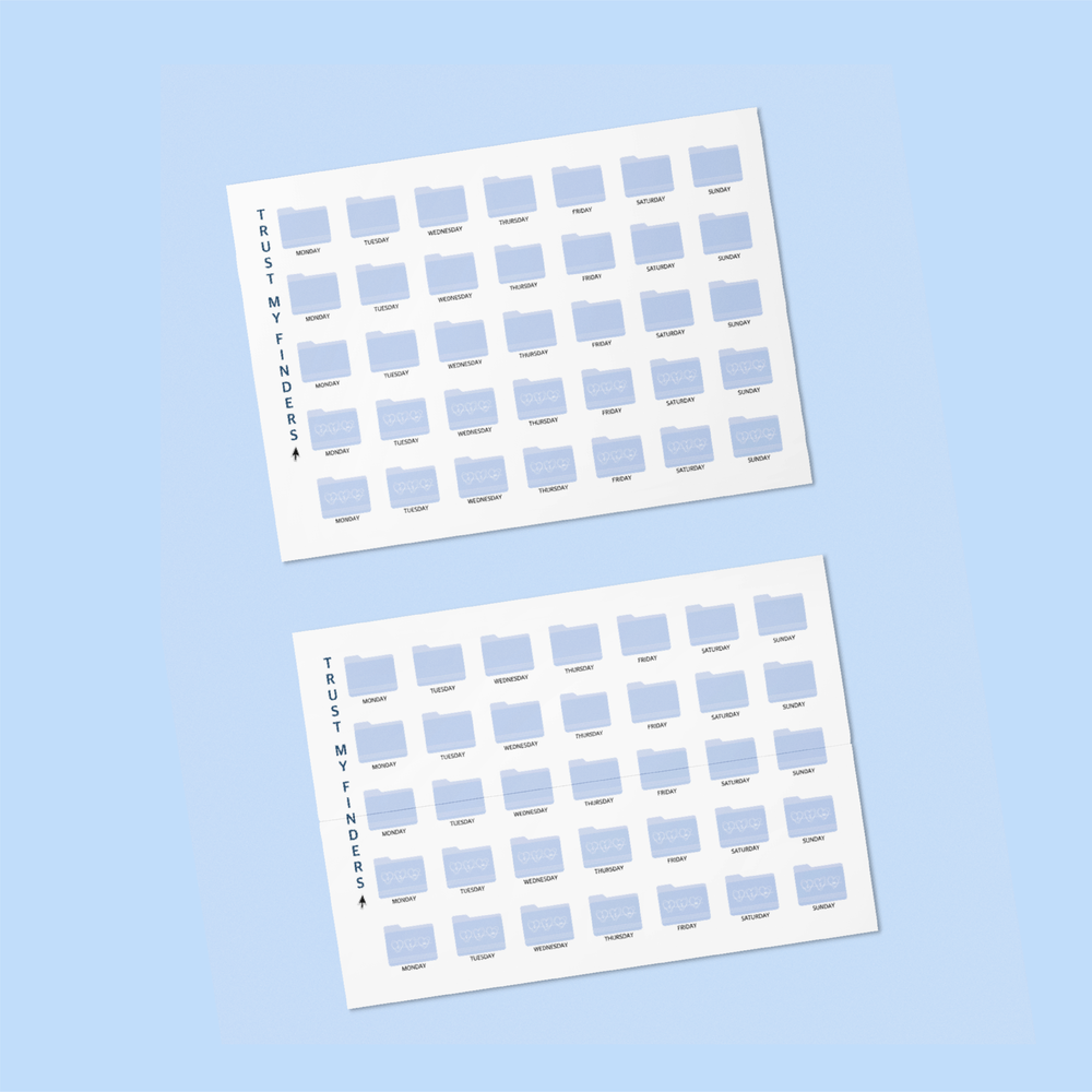 TMV Weekly Finder Sticker