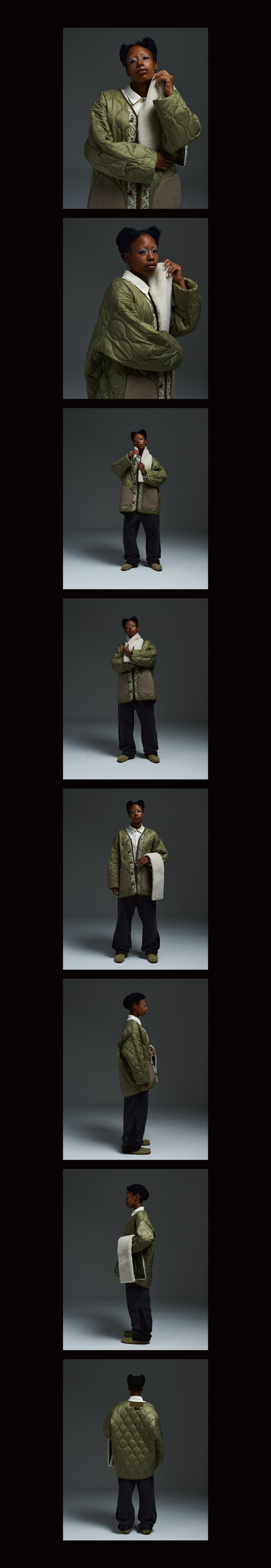 Zip Liner Jacket_Olive