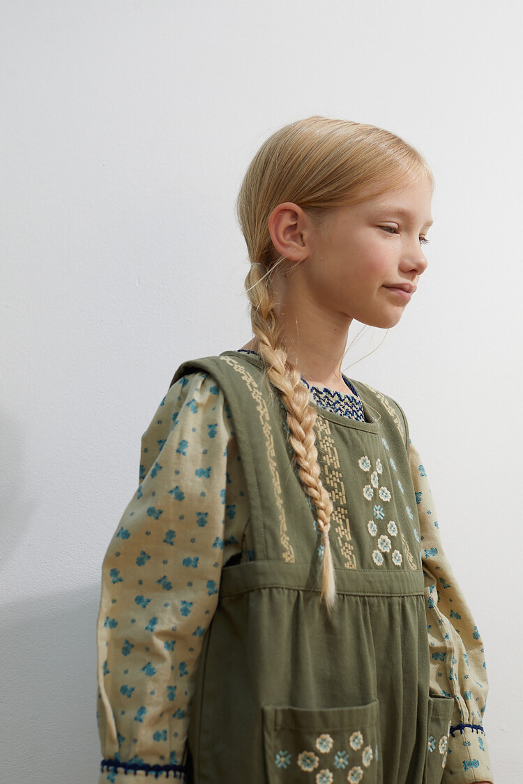 ボトムス apolina Bibi Dungaree Forest 2-3Y Bibi' Jumpsuit - Forest – Sage Kids