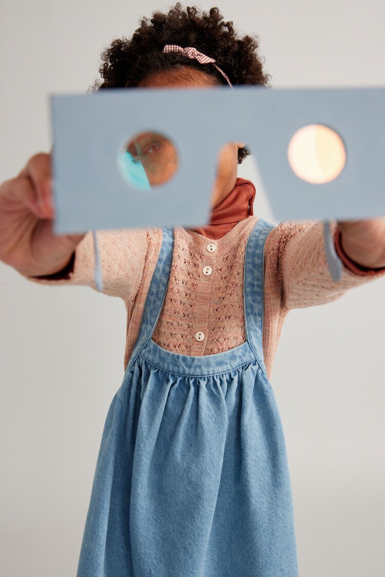 Eloise Pinafore, Light Denim