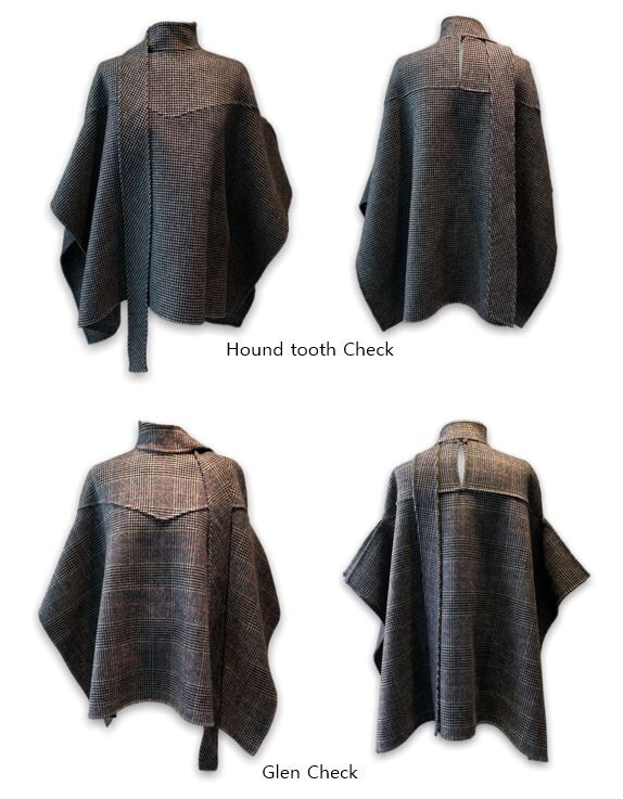 Handmade Timing Cape (Check Reversible)