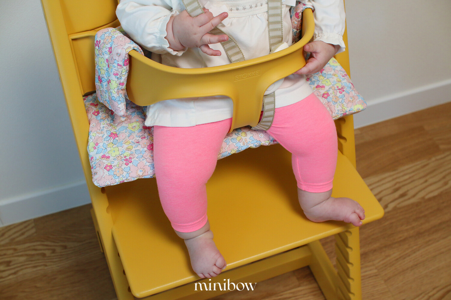 High Chair Cushion, Betsy Pink