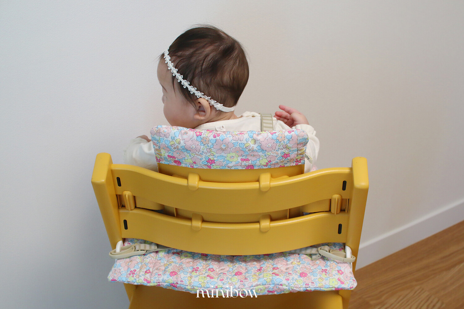 High Chair Cushion, Betsy Pink