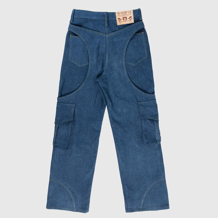 Circle Denim Cargo Pants