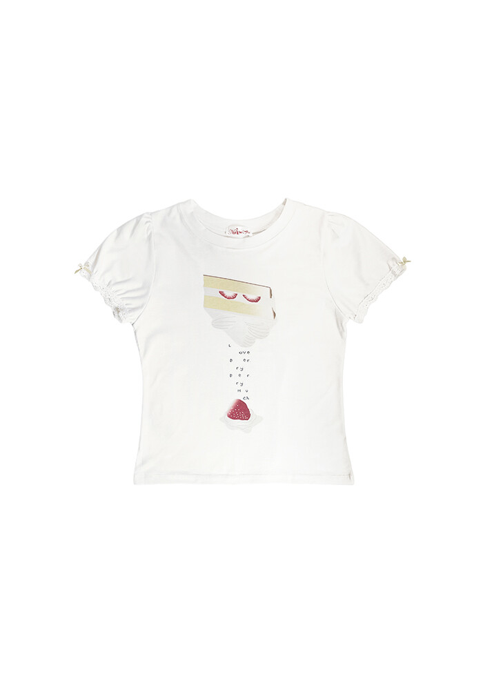 ★NOFFICIALNOFFICE★ SWEET LACE PRINTED CAKE TOP Pre-order ships 6/25] SWEET LACE PRINTED CAKE TOP