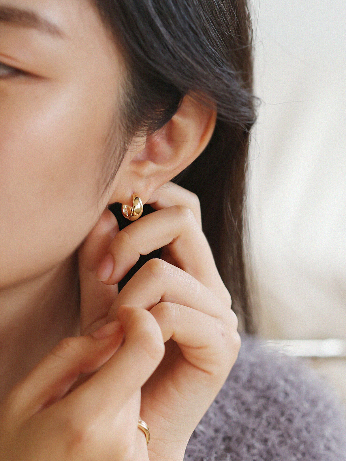 plump one-touch Earrings