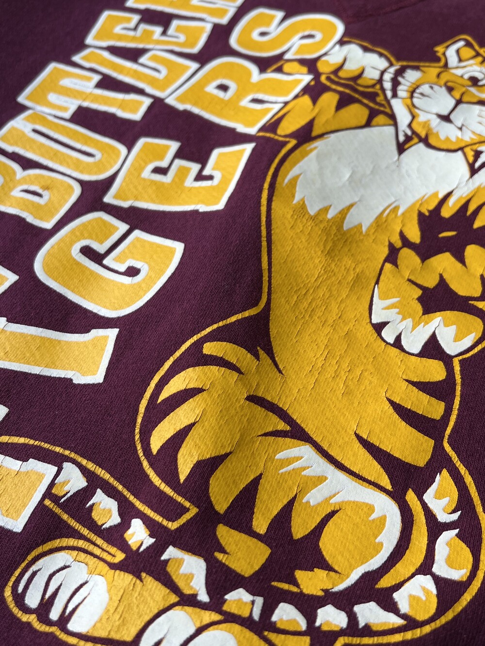 1990s RUSSELL ATHLETIC Tubular Sweatshirt 'EAST BUTLER TIGERS'