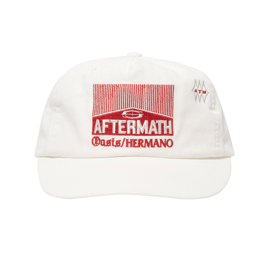 AFTERMATH] Cigar 5 Panel Ball Cap (White)