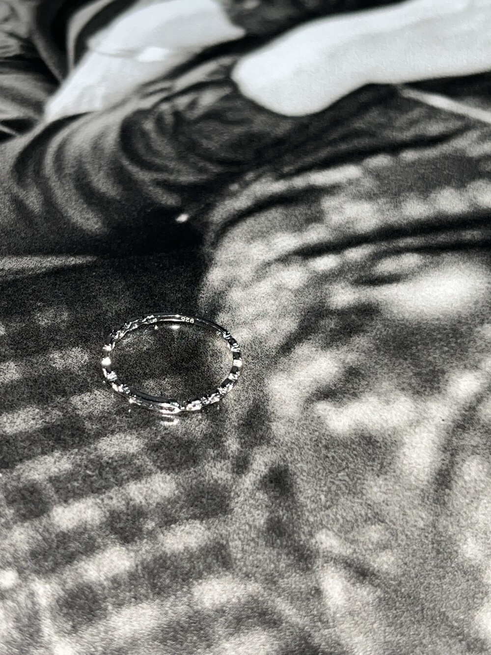 1723 Slim square chain Ring