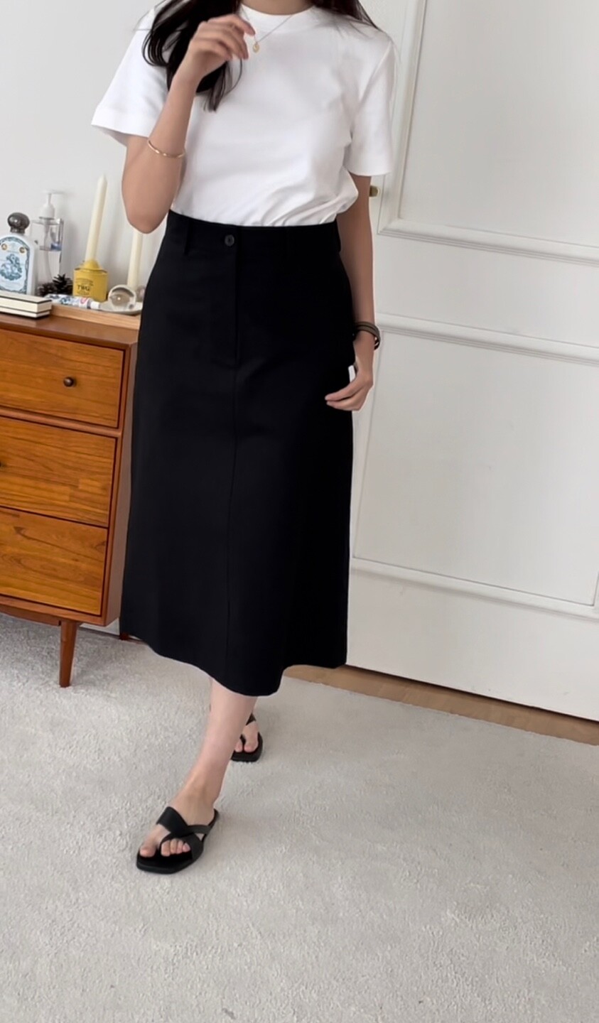 100% Cotton Gabardine Mini Skirt with Pleat Detail main image 1