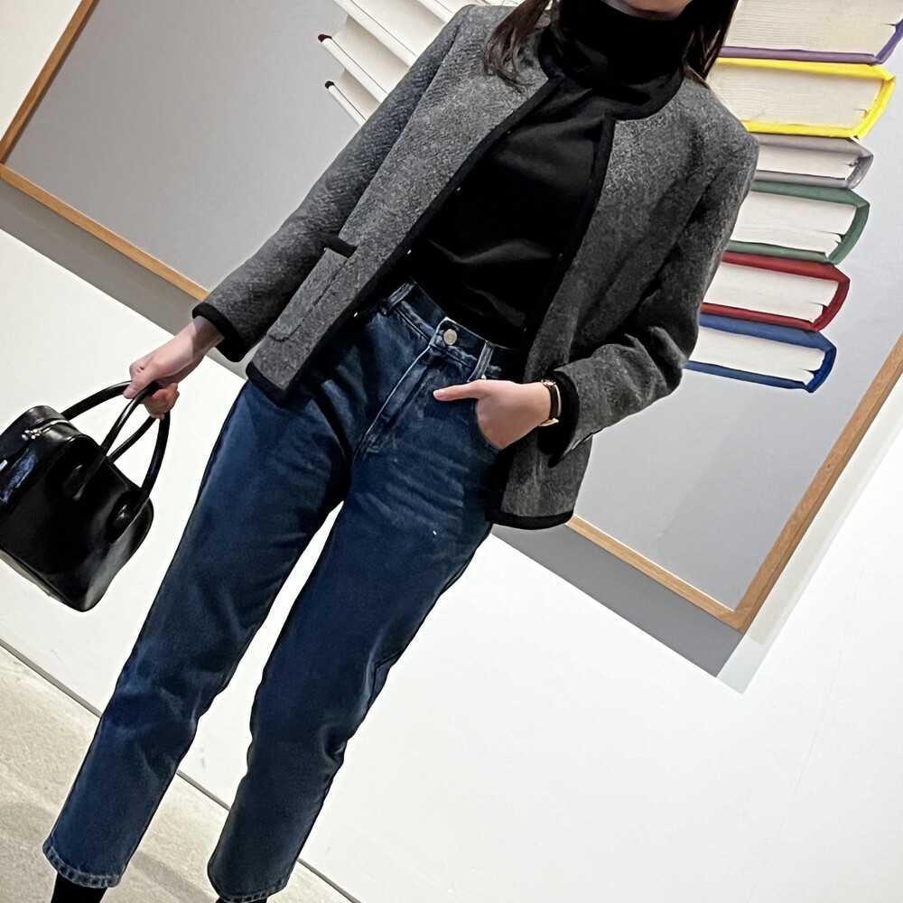CROP DENIM PANTS