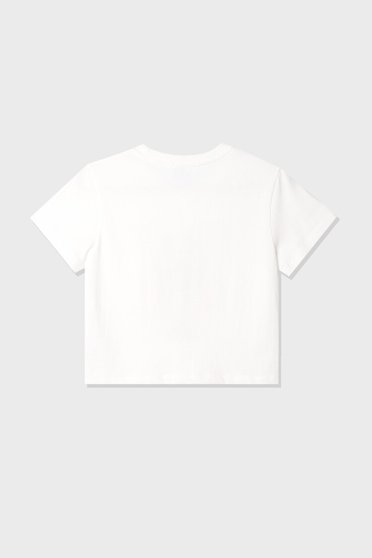 ROSE NECKLACE T-SHIRT (WHITE)