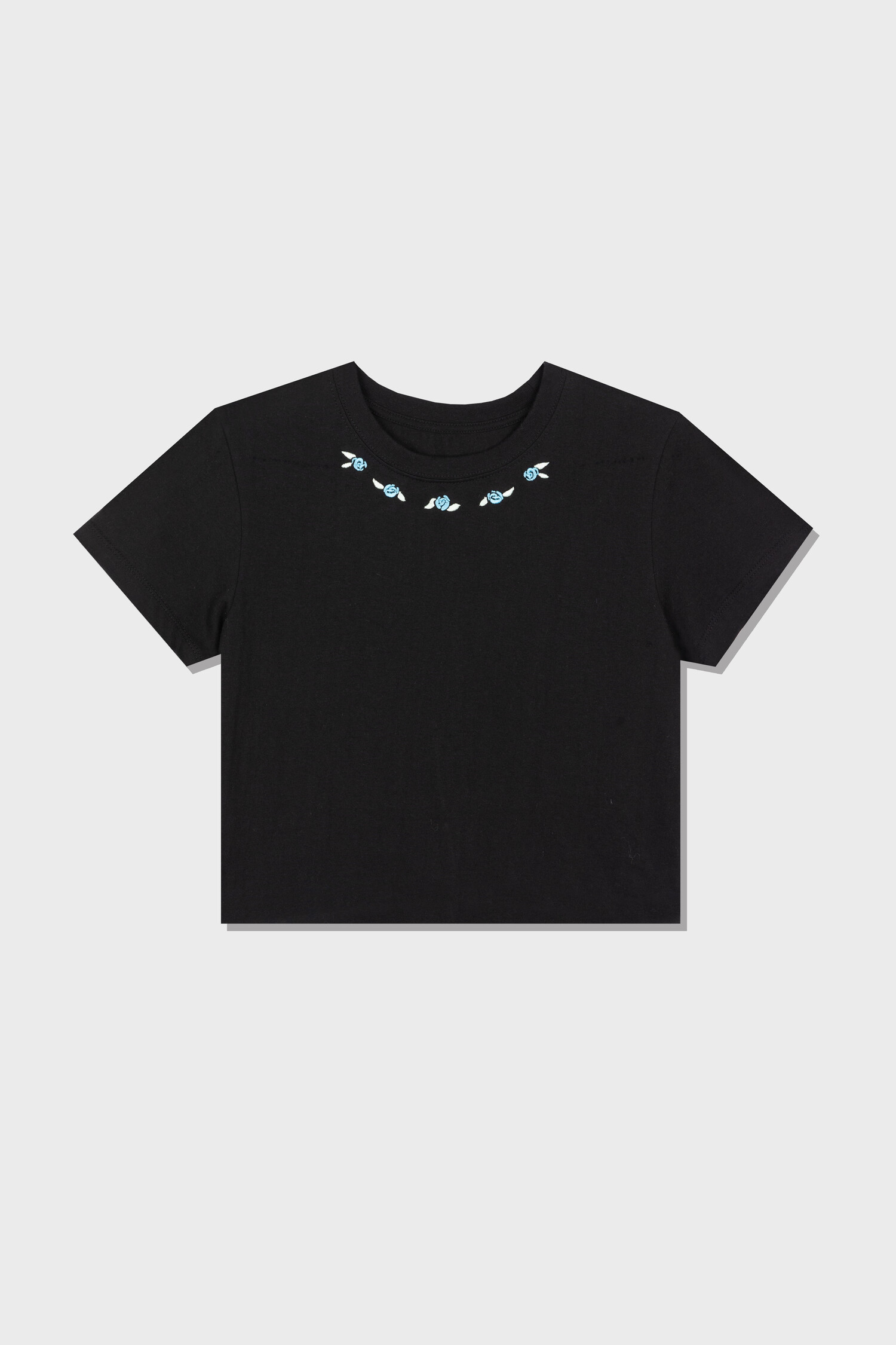 【DIMANCHE】ROSE NECKLACE T-SHIRT ROSE NECKLACE T-SHIRT (WHITE)