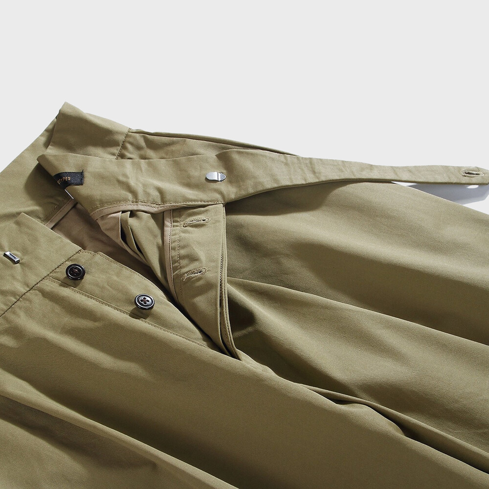 STANDARTYPES - Side Button Trouser - Beige