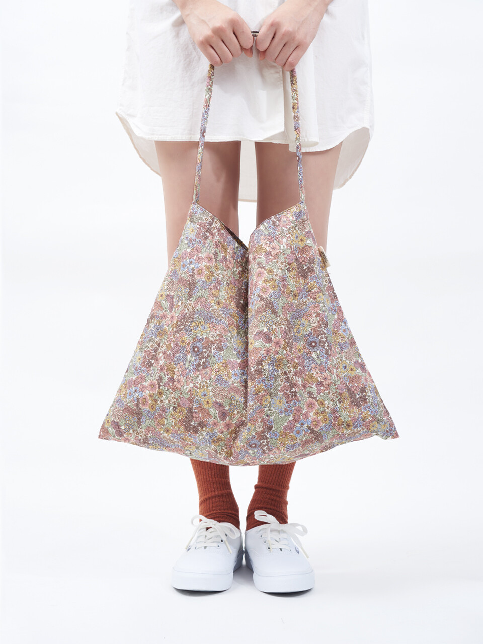 maison creme☆Floral eco bag Floral eco bag _ Yellow