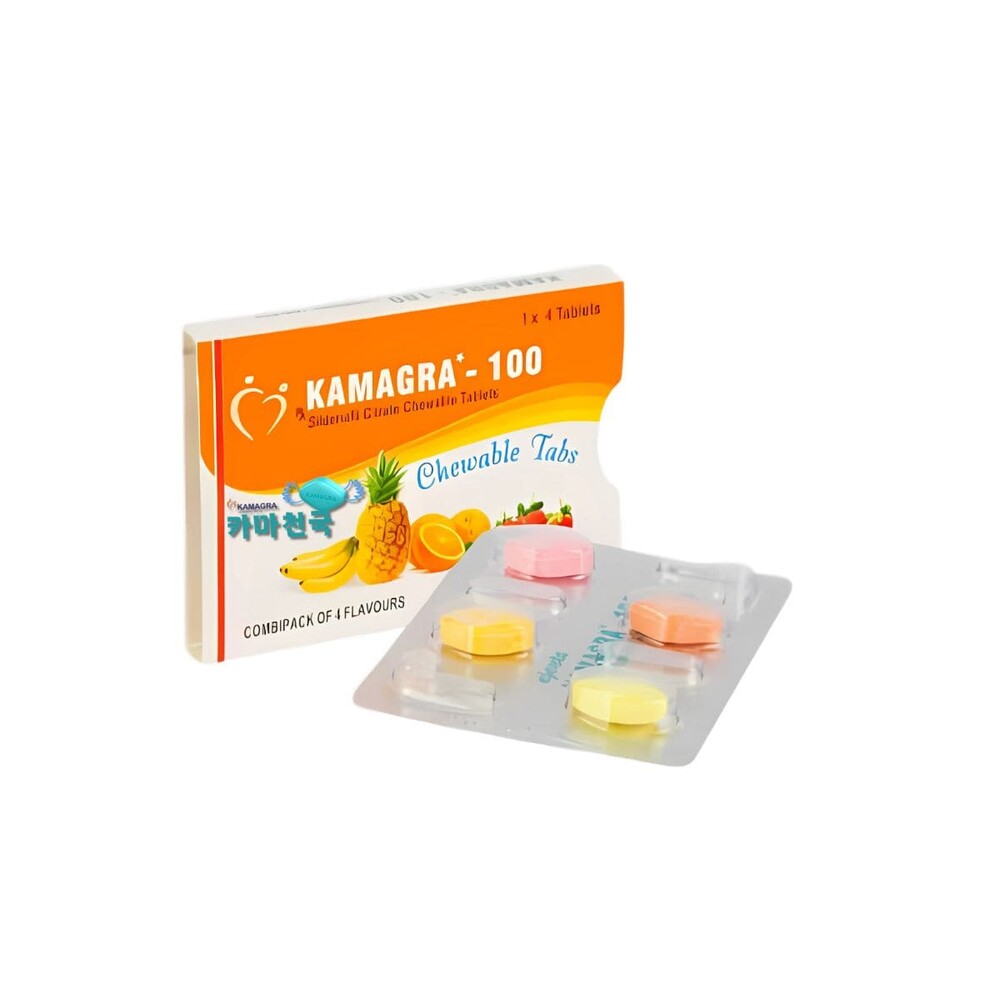 카마천국에서 제공하는 정품 카마그라 캔디(Kamagra Chewable) 안내 이미지입니다. 빠른 효과, 다양한 맛, 복용 방법, 성분 정보를 담은 공식 Ajanta Pharma 정품 제품 이미지입니다.