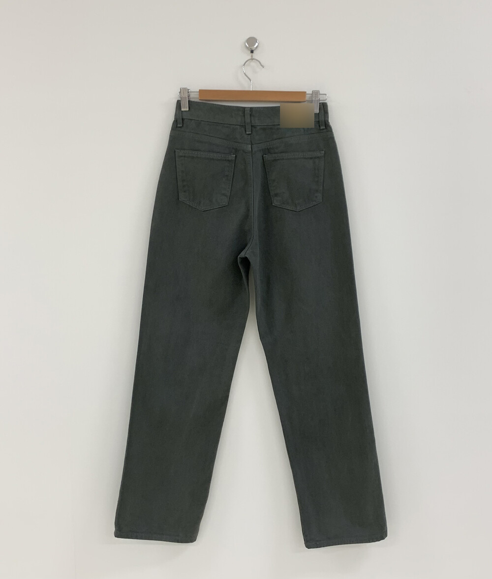 VINTAGE DYEING KHAKI COTTON PANTS