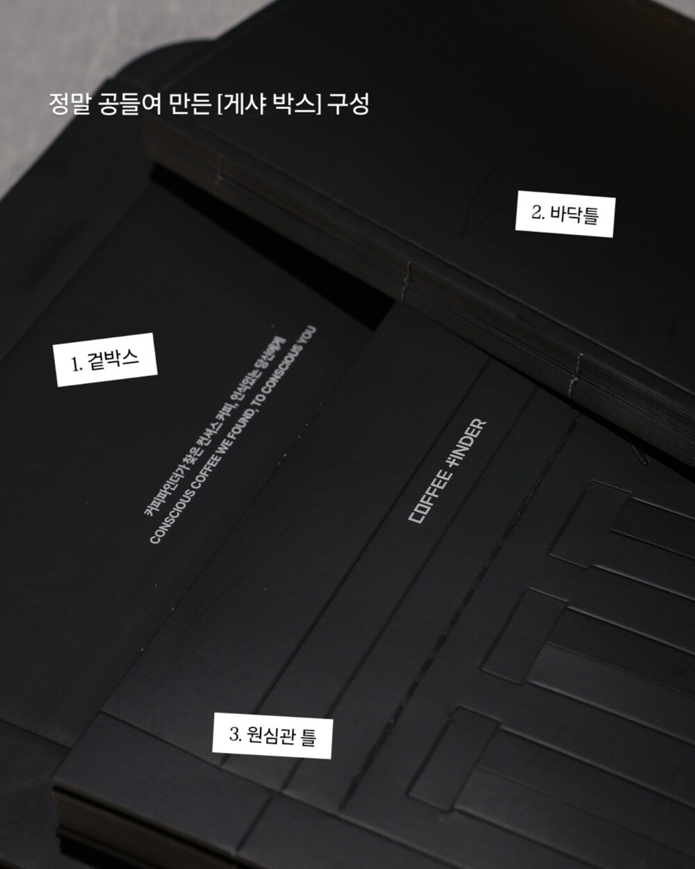 커피파인더 게샤 선물 박스