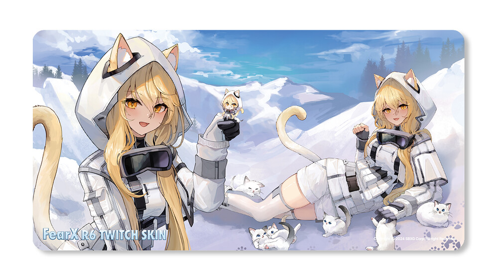 [Limited] FearX R6 Tier1 Desk Mat & Skin SET
