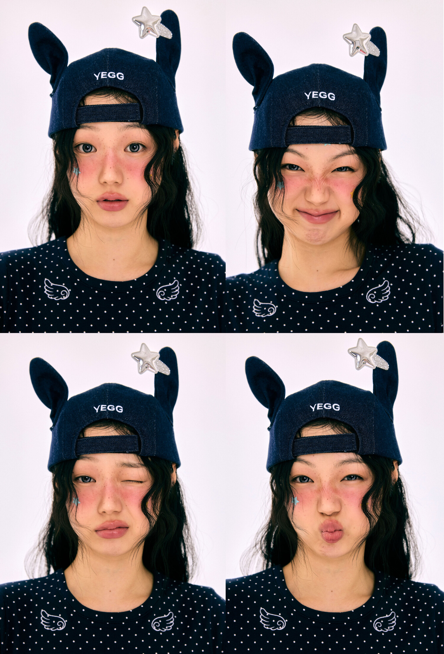 【YEGG】韓国人気新作★ Twist Wing Cap ツイストウィングキャップ - YEGG | 60% - アジアファッション通販