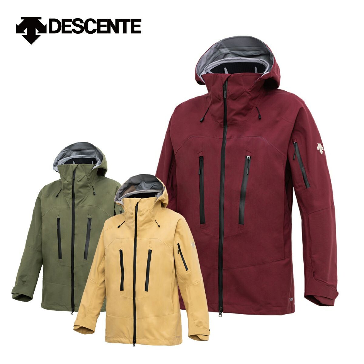 23/24 DESCENTE S.I.O 3L HARD SHELL JACKET／SHAUN