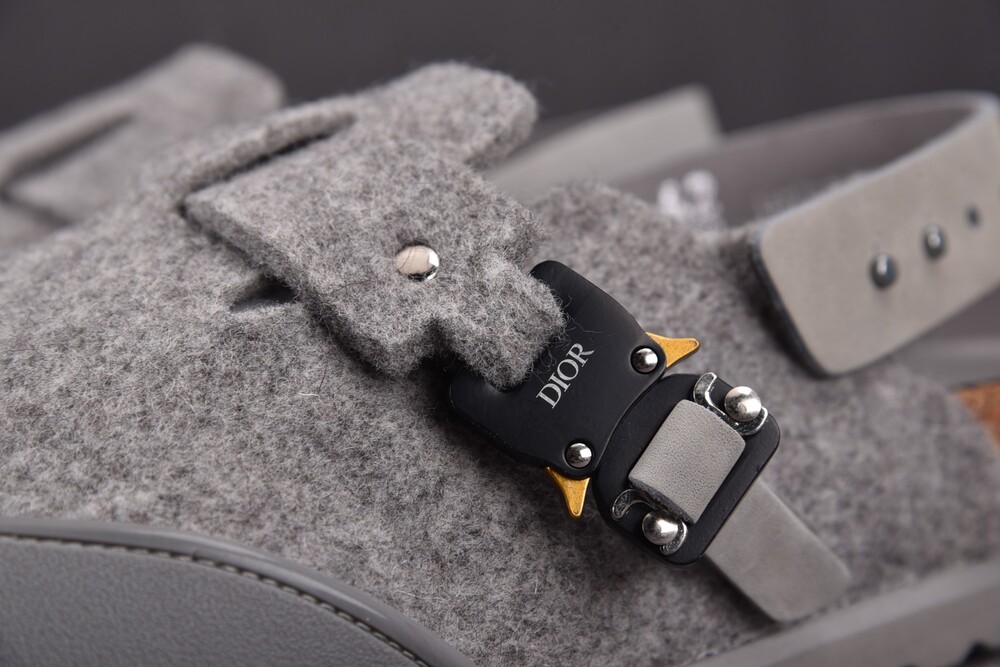 [BQ] 디올 x 버켄스탁 토키오 뮬 펠트 울 누벅 카프스킨 그레이010