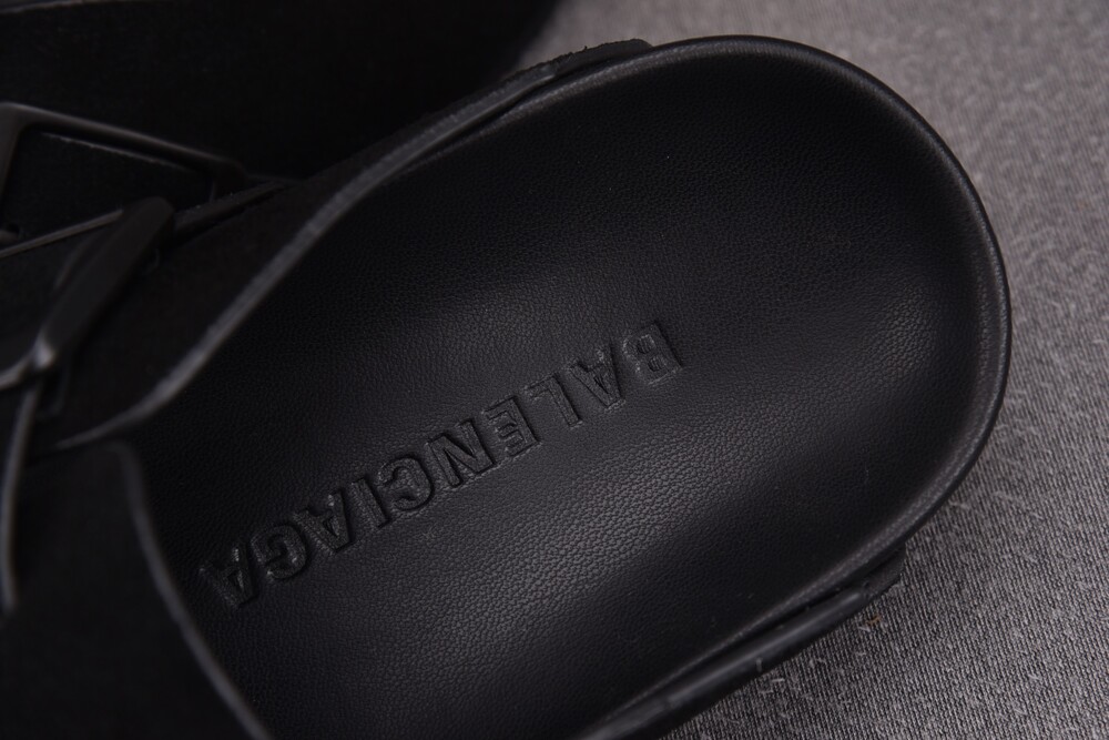 [BQ] 발렌시아가 선데이 뮬 블랙 (발렌시아가 버켄스탁 보스턴 블랙)10