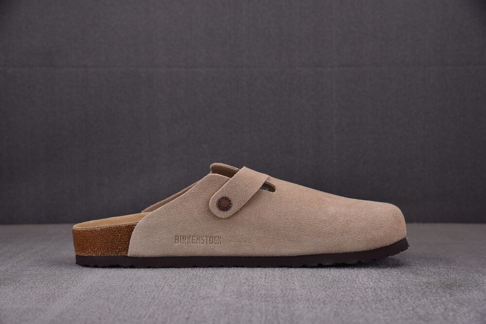 BIRKENSTOCK BOSTON SOFT FOOTBED TAUPE sand